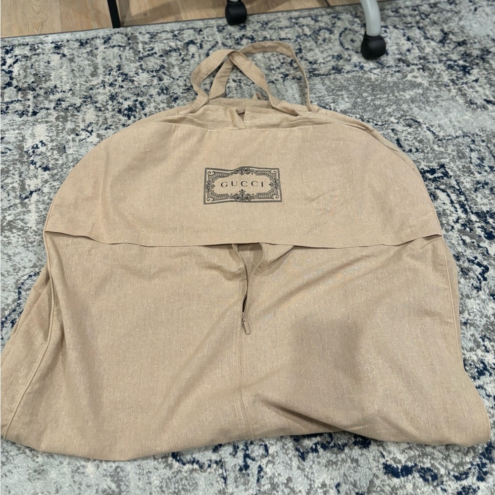 XL Gucci Garment Suit Bag Foldable Hanging Cotton Large